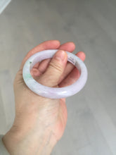 Load image into Gallery viewer, 56.2mm certified 100% natural type A sunny green/purple jadeite jade bangle BN120-8716
