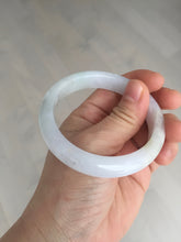 Load image into Gallery viewer, 55mm certified 100% natural type A white/green/black/purple jadeite jade bangle AU42-8152