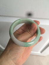 Load image into Gallery viewer, 50mm Certified Type A 100% Natural sunny green/purple tropical beach Jadeite Jade bangle D109-7738