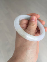 Load image into Gallery viewer, 55mm certified 100% natural type A white/green/black/purple jadeite jade bangle AU42-8152