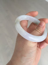 Load image into Gallery viewer, 55mm certified 100% natural type A white/green/black/purple jadeite jade bangle AU42-8152