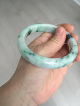 Load image into Gallery viewer, 58mm Certified Type A 100% Natural white/light purple/sunny green Jadeite Jade bangle BM65-5076