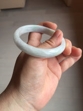 Load image into Gallery viewer, 54.5mm Certified Type A 100% Natural light green/white Jadeite Jade bangle Bl123-1274