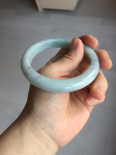 Load image into Gallery viewer, 57.5mm certified Type A 100% Natural light green/purple/black Jadeite Jade bangle BM102-5271