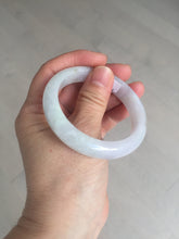 Load image into Gallery viewer, 51.5mm certified 100% natural type A icy watery light green/purple jadeite jade bangle BQ1-8154