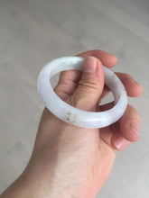 Load image into Gallery viewer, 51.5mm certified 100% natural type A icy watery light green/purple jadeite jade bangle BQ1-8154
