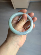 Load image into Gallery viewer, 57.5mm certified Type A 100% Natural light green/purple/black Jadeite Jade bangle BM102-5271