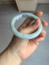 Load image into Gallery viewer, 57.5mm certified Type A 100% Natural light green/purple/black Jadeite Jade bangle BM102-5271