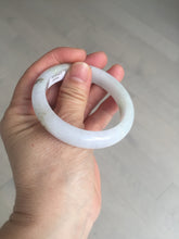 Load image into Gallery viewer, 51.5mm certified 100% natural type A icy watery light green/purple jadeite jade bangle BQ1-8154