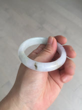 Load image into Gallery viewer, 51.5mm certified 100% natural type A icy watery light green/purple jadeite jade bangle BQ1-8154
