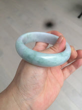 Load image into Gallery viewer, 56.2mm certified Type A 100% Natural green/purple chubby Jadeite Jade bangle AY73-5917
