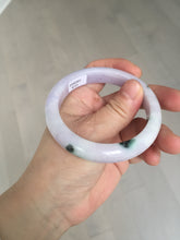 Load image into Gallery viewer, SOld! pleae don't order. Thanks. 55mm certified 100% natural type A sunny green/purple jadeite jade bangle BN86-8721