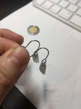 Load image into Gallery viewer, 100% Natural type A light green yellow jadeite Jade beads earring BN27 (add-on item, Not for sale individually.)