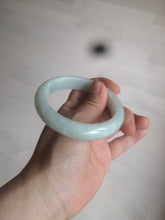 Load image into Gallery viewer, 55.5mm Certified 100% Natural type A light green Jadeite Jade bangle AX84-2843