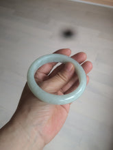 Load image into Gallery viewer, 55.5mm Certified 100% Natural type A light green Jadeite Jade bangle AX84-2843
