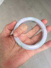 Load image into Gallery viewer, 58mm certified 100% natural type A light green/purple/yellow(FU LU SHOU)  jadeite jade bangle BN84-8722