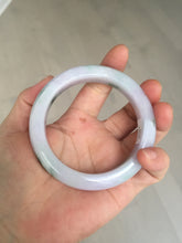 Load image into Gallery viewer, 58mm certified 100% natural type A light green/purple/yellow(FU LU SHOU)  jadeite jade bangle BN84-8722