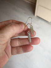 Load image into Gallery viewer, 100% Natural type A light green yellow jadeite Jade beads earring BN27 (add-on item, Not for sale individually.)