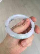 Load image into Gallery viewer, 58mm certified 100% natural type A light green/purple/yellow(FU LU SHOU)  jadeite jade bangle BN84-8722