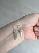 Load image into Gallery viewer, 100% Natural type A light green yellow jadeite Jade beads earring BN27 (add-on item, Not for sale individually.)