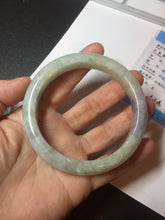 Load image into Gallery viewer, 61.5mm Certified Type A 100% Natural white/light purple/green Jadeite Jade bangle BF122-1926