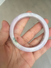 Load image into Gallery viewer, 57.5mm certified 100% natural type A light green/purple/yellow(FU LU SHOU)  jadeite jade bangle BN82-8715