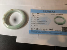 Load image into Gallery viewer, 54.6mm certified 100% natural Type A sunny green/white/brown jadeite jade bangle Y138-3314