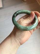 Load image into Gallery viewer, 57.8mm Certified 100% natural Type A dark green/black/red/brown jadeite bangle PD84-9793