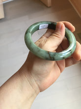 Load image into Gallery viewer, 57.8mm Certified 100% natural Type A dark green/black/red/brown jadeite bangle PD84-9793