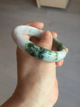 Load image into Gallery viewer, 59.5mm certified Type A 100% Natural light purple light brown dark green sunny green Jadeite Jade bangle AA48-3312