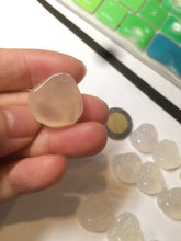 Load image into Gallery viewer, 100% natural icy clear warm light yellow/white agate happy Buddha pendant XY76 (add on item)