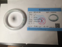 Load image into Gallery viewer, 62.6mm Certified Type A 100% Natural green/yellow/white/purple early spring mountain forest series Jadeite Jade bangle K93-0461