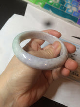 Load image into Gallery viewer, 58.5 mm Certified Type A 100% Natural yellow/light purple/green(FU LU SHOU) Jadeite Jade bangle AF79-0586