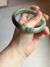 Load image into Gallery viewer, 61mm Certified 100% natural Type A dark green/sunny green/black/red/brown jadeite bangle PD82-9786