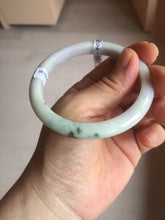 Load image into Gallery viewer, 57mm certified Type A 100% Natural green purple Jadeite Jade bangle PC40-4033