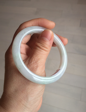 Load image into Gallery viewer, 54.6mm Certified 100% natural Type A white/green/purple jadeite jade bangle AM33-0255