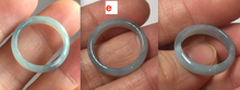 Load image into Gallery viewer, 15.9mm 5 1/4 100% natural type A icy watery green/blue icy watery Guatemala jadeite jade band ring group BL144
