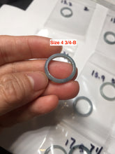 Load image into Gallery viewer, 100% natural type A green/blue/purple Guatemala jadeite jade band ring group AT111