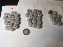 Load image into Gallery viewer, 12mm type A 100% Natural white/light green/purple/yellow/pink/orange Jadeite Jade LuluTong (Every road is smooth) bead pendant group AX156