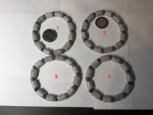 Load image into Gallery viewer, 100% natural type A green/purple jadeite jade  beads bracelet group BK56