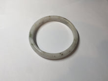 Load image into Gallery viewer, 60mm certified Type A 100% Natural light green white brown Fragrance of Osmanthus in August(八月桂花)Jadeite Jade bangle PA72-6314