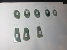 Load image into Gallery viewer, 100% Natural type A light green safe and sound pendant with the carved hieroglyph of "Buddha" jadeite Jade pendant group B99