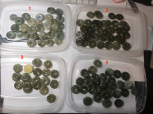 Load image into Gallery viewer, 22-25mm Type A 100% Natural dark green/white/yellow /gray/black Jadeite Jade Safety Guardian Button donut Pendant group PB49 (Add-on items)