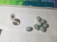 Load image into Gallery viewer, 12mm Type A 100% Natural white/light green/purple olive shape Jadeite Jade LuluTong (Every road is smooth) beads AX23 (Add on item)