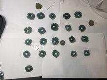 Load image into Gallery viewer, 100% Natural type A dark green/blue/black/gray Guatemala jadeite jade 3D tropical fish Pendant group PD94