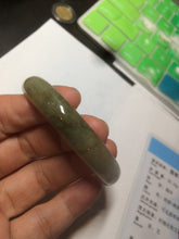 Load image into Gallery viewer, 50mm Certified Type A 100% Natural green brown black purple  oval Jadeite Jade bangle AX60-7545