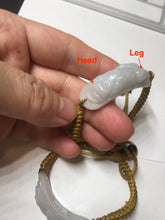 Load image into Gallery viewer, 100% natural jadeite jade carved PiXiu (貔貅) bracelet BN75