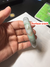 Load image into Gallery viewer, 56.5mm certified 100% natural type A sunny green/purple jadeite jade bangle BK66-4031