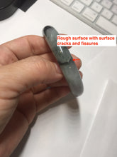 Load image into Gallery viewer, 53mm certified 100% natural Type A icy watery dark green brown jadeite jade bangle AH102-4492