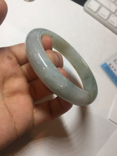 Load image into Gallery viewer, 57mm Certified Type A 100% Natural light green blue brown jadeite Jade bangle PC94-0362